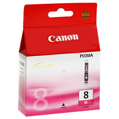 【文具通】Canon 佳能 原廠 墨水匣 墨水夾 CLI-8M 紅色 R1010375