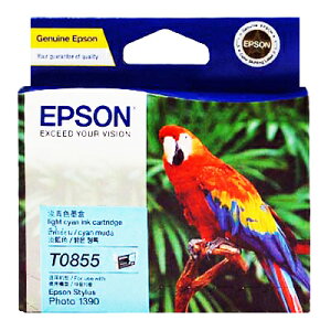 【文具通】EPSON 1390/T085500墨水.淡藍85N R1010417