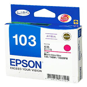 【文具通】EPSON T103350 墨水匣.紅NO.103 R1010506
