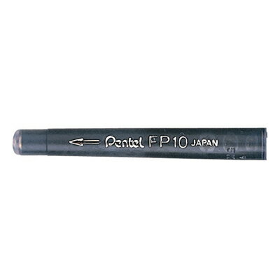 【文具通】Pentel ぺんてる 飛龍 FP10-A 墨水管 4入 R1040071