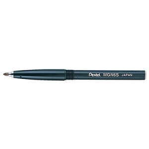 【文具通】Pentel ぺんてる 飛龍 MGN6S-S R460 鋼珠筆 筆芯 黑 S1010484