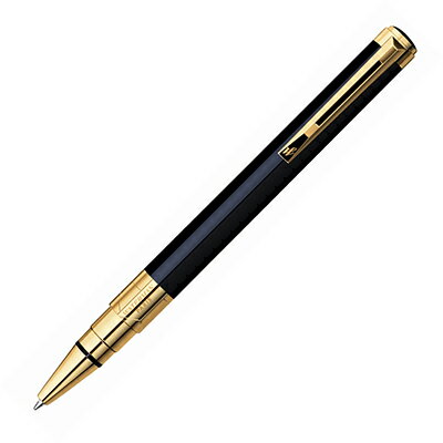 【文具通】WATERMAN 威迪文 PERSPECTIVE 透視 黑桿金夾原子筆 WTM-W0830870