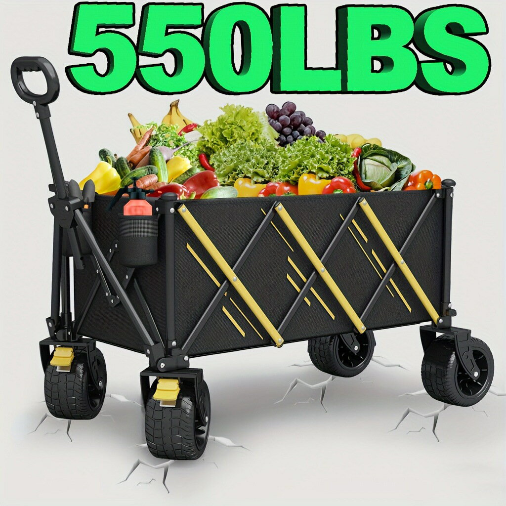 Multi purpose Collapsible Outdoor Yard Garden Trolley 550
