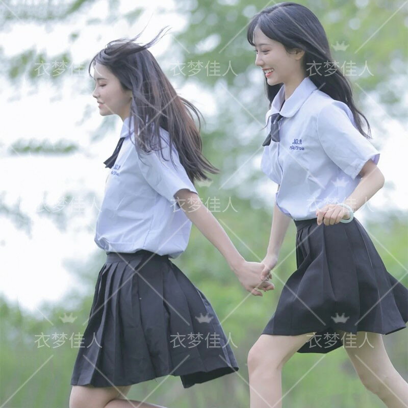 泰國校服娜諾泰式初戀禁忌女孩學院風jk制服同款學生校服夏季套裝