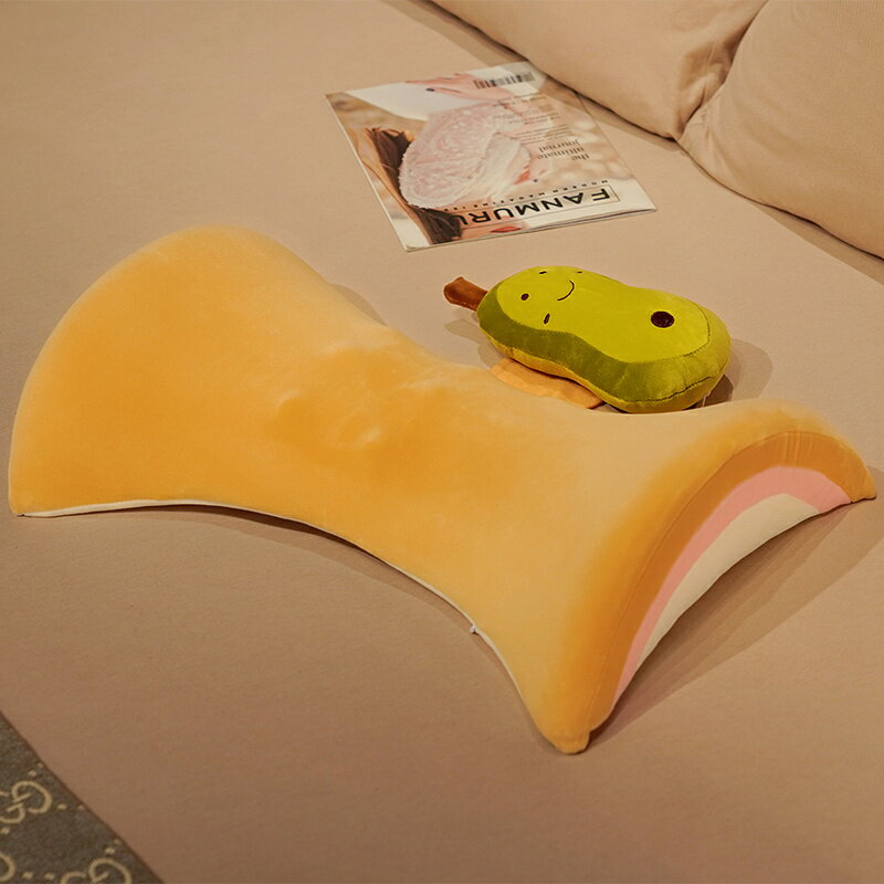 腰墊/床腰枕 記憶棉腰墊腰枕護腰靠墊座椅床上睡覺腰託睡眠腰突腰椎枕平躺神器【HZ70822】