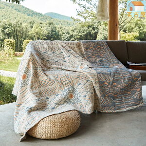 波西米亞純棉沙發套罩巾全棉全包蓋布四季通用沙發墊蓋毯慢生活