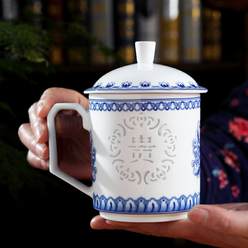 青花 玲瓏盃 茶盃 青花 玲瓏盃 茶盃 青花玲珑杯价格报价行情- 京东