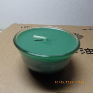 小茶碗酥油燈(8小時)綠色12盞(修綠度母.財神)