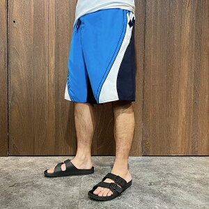 美國百分百【全新真品】Billabong 海灘褲 綁繩 衝浪褲 口袋 澳洲衝浪品牌 logo 短褲 黑藍 D033