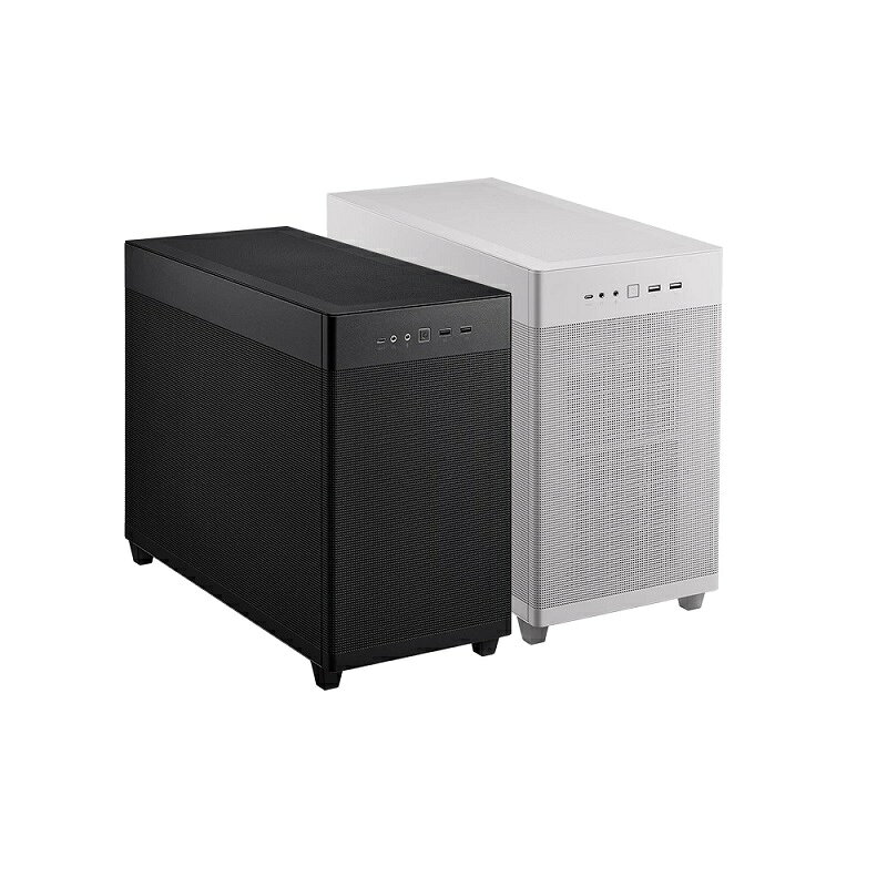 ASUS 華碩 Prime AP201 MicroATX 網狀版電競機殼 時尚白/黑