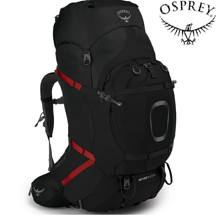 Osprey Aether Plus 85 男款登山背包 黑 Black