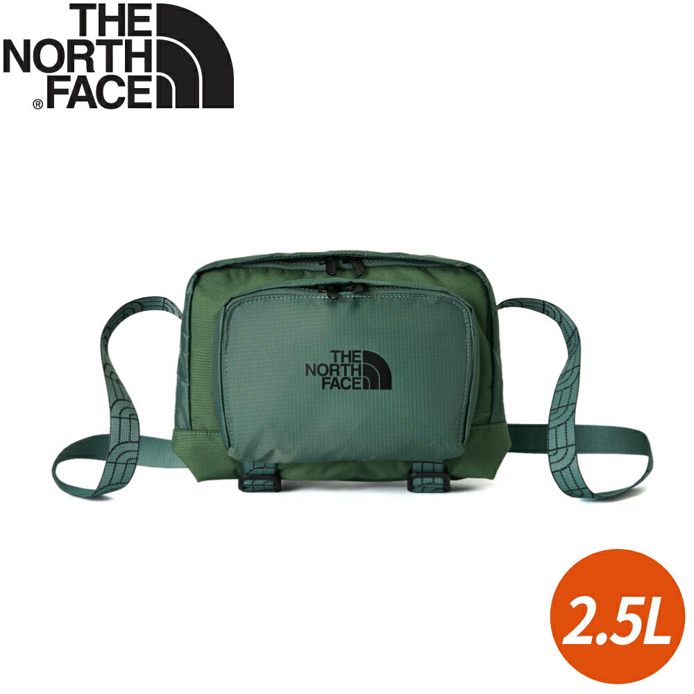 【The North Face 2.5L 舒適背負休閒單肩包《鴨綠》】8AMV/側揹包/斜揹包/休閒揹包/通勤/出國