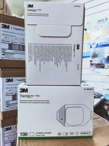 ✩新包裝✩3M 防水敷料 Tegaderm 1624W 100片/盒 0