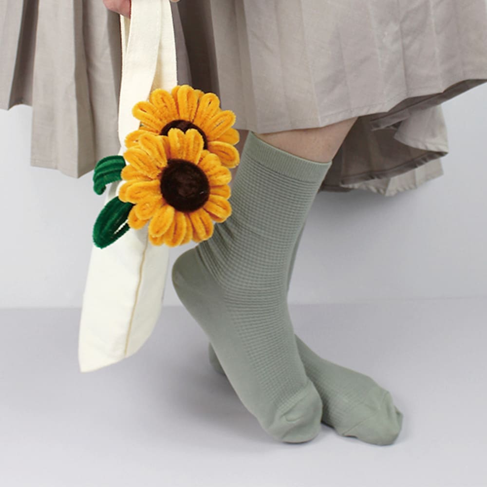 FOOTER 3件組-華夫格微分子襪 襪子 除臭襪-女款(T75) 2