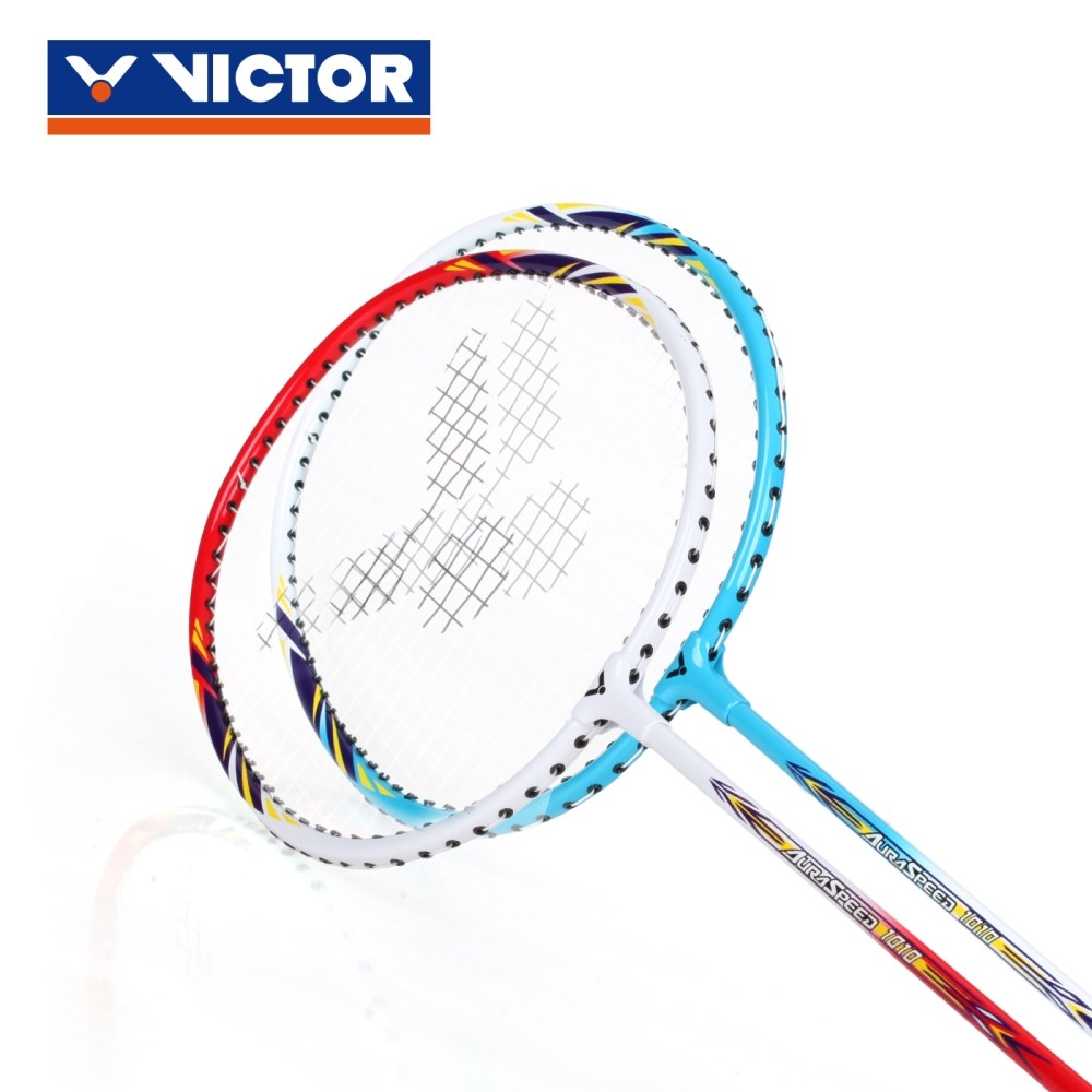 VICTOR 速度-穿線拍(對拍組)(勝利 羽球拍 2支入 附羽球 【99302092】≡排汗專家≡