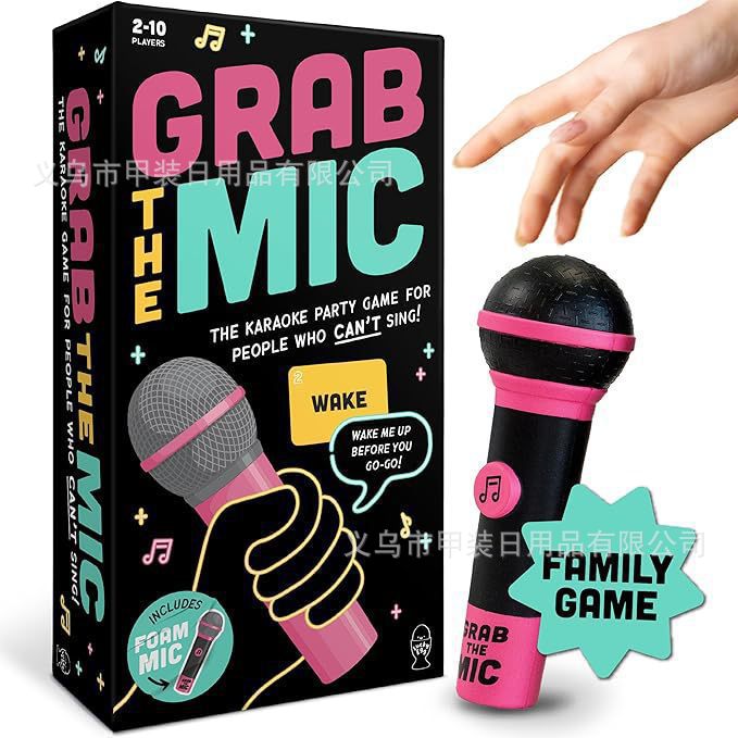 熱銷款Grab The Mic 卡拉 OK 遊戲 激動人心的 Grab The Mic