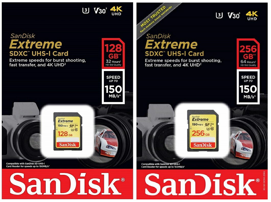 SanDisk 128GB Extreme UHS-I SDXC SDSDXV5-128G サンディスク 海外