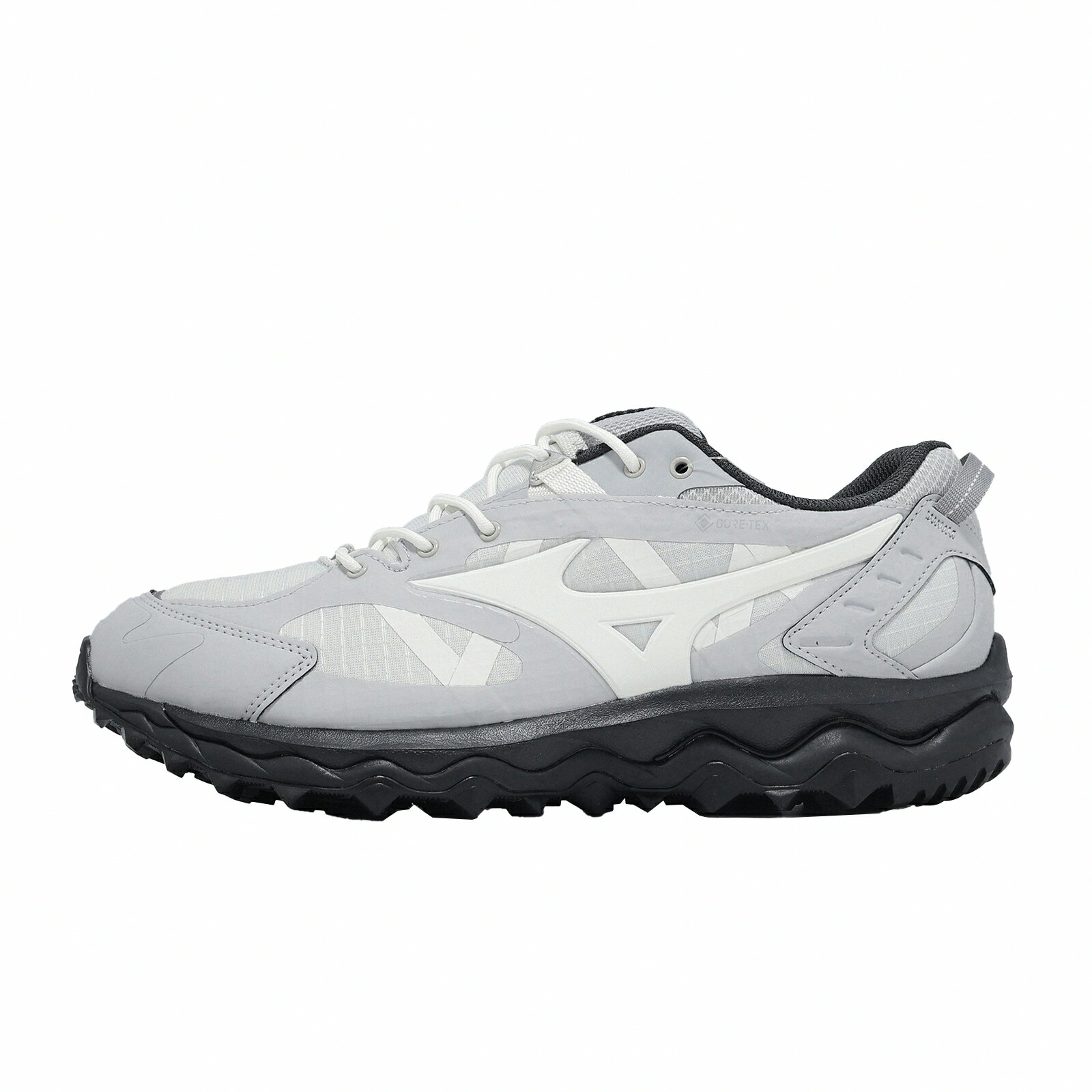 Mizuno 美津濃 休閒鞋 Wave Mujin TL GTX 男女鞋 灰 白 防水 越野 戶外 D1GA2373-10
