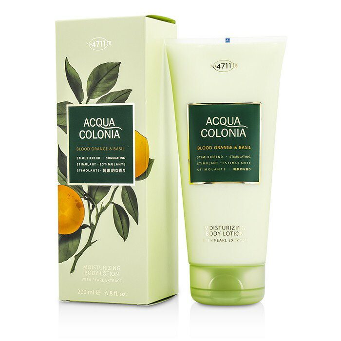 4711 科隆之水 紅橙&羅勒保濕身體乳液Acqua Colonia Blood Orange & Basil Moisturizing Body Lotion  200ml/6.8oz