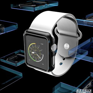 蘋果手錶PC護套Applewatch S1/S2/S3保護殼全貼合 全館免運