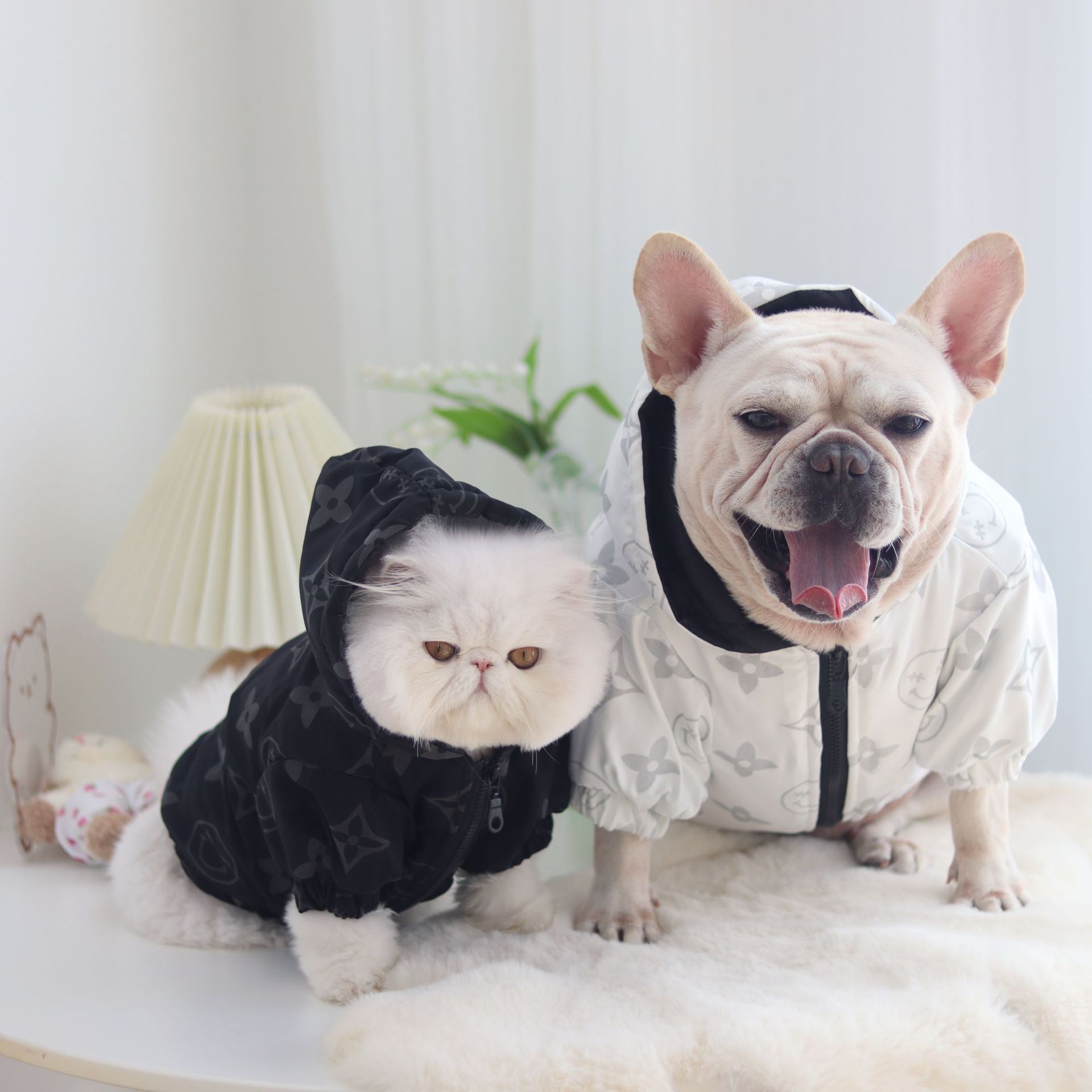 保暖狗衣服寵物棉服加厚反光棉衣法斗雪納瑞泰迪秋冬服飾中小型犬