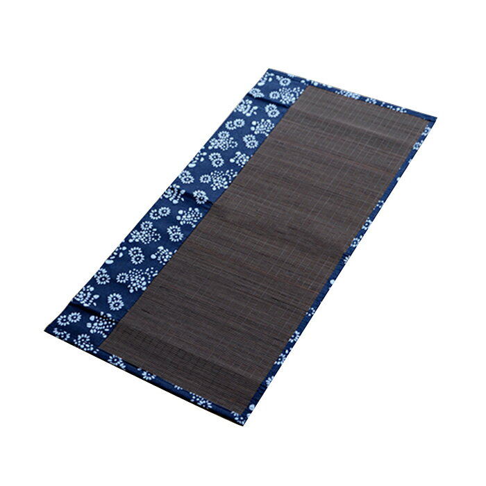 隨身簡約竹布茶墊 茶席布藝茶墊竹桌旗包竹墊茶簾竹席隔熱茶盤墊 4