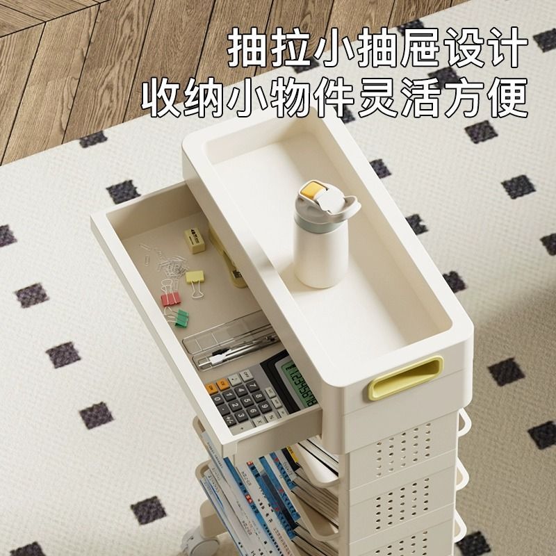 書包置物架可移動小推車書本收納架神器家用多層放書包桌下滑輪櫃