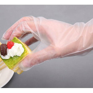 BO雜貨【SV9506】餐飲食品級一次性手套 透明手套 衛生手套 美容家務清潔衛生手套 100入