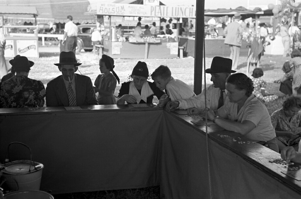 Posterazzi: Louisiana Bingo 1938 Ngame Of Bingo At The Louisiana State Fair In Donaldsonville ...