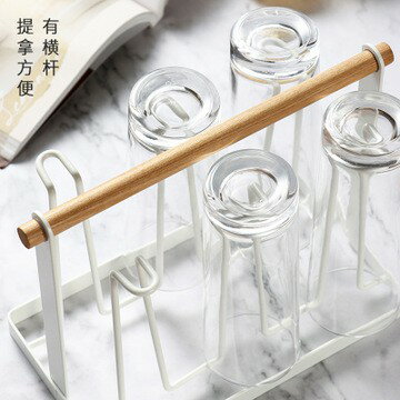鐵藝廚房用品 日式碗架單層瀝水架多功能置物架碗盤收納架 5