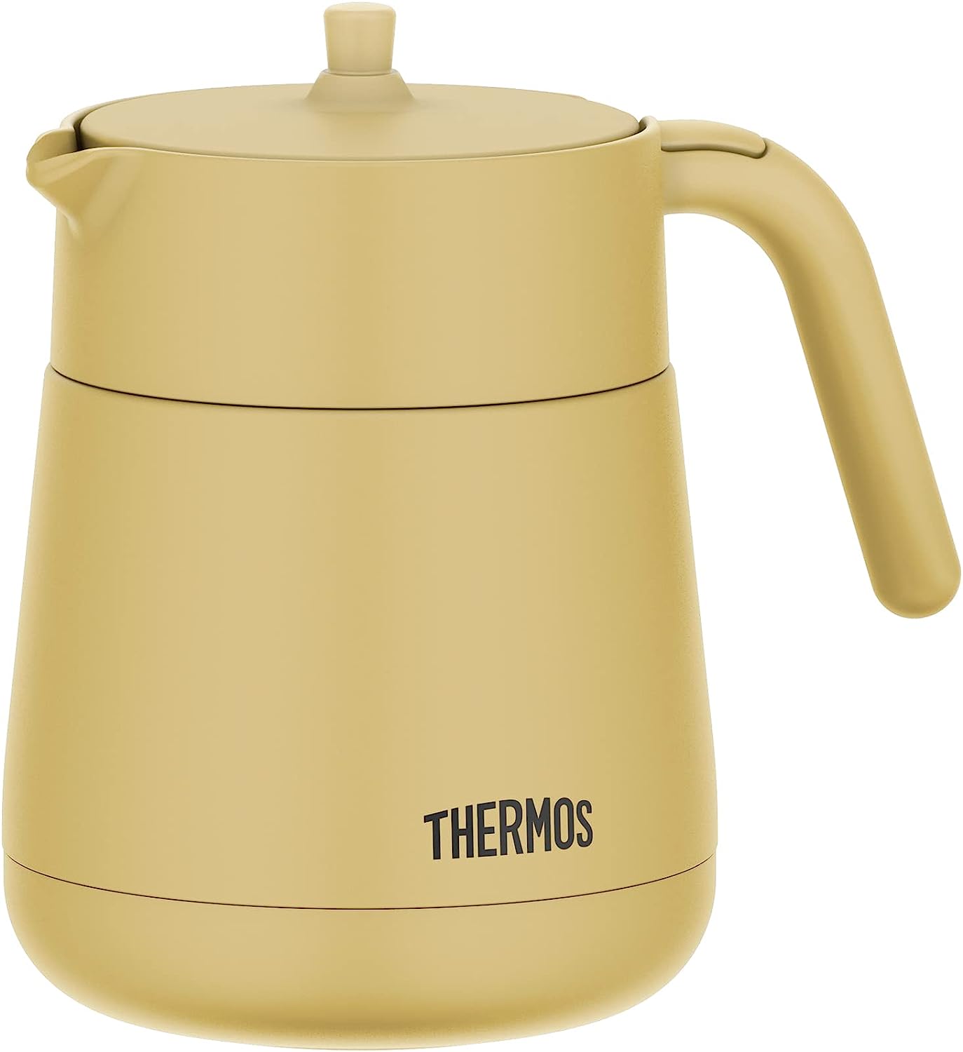 丸十薩摩　壺 日本代購THERMOS 膳魔師TTE-700 不銹鋼泡茶壺真空斷熱保溫保冰單手拿取