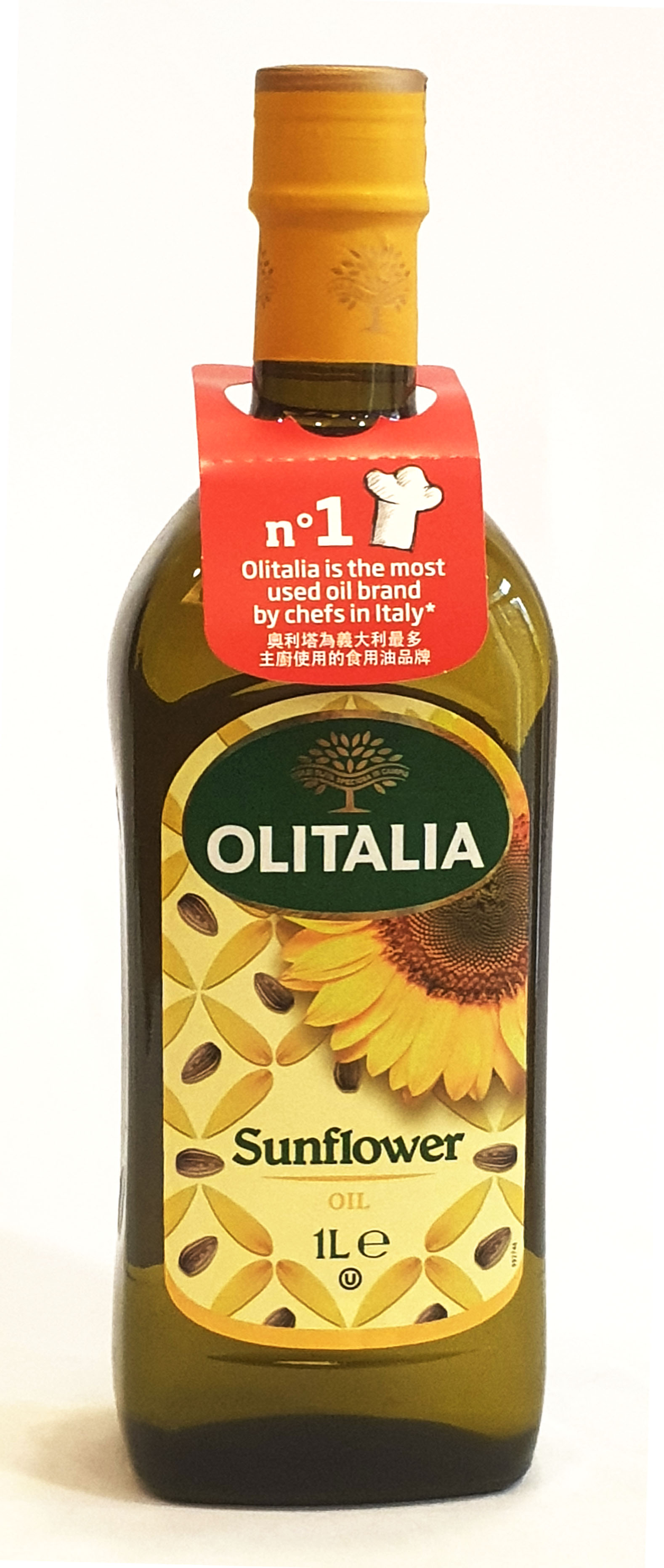 奧莉塔頂級葵花油 1公升/瓶 (義大利原裝進口)