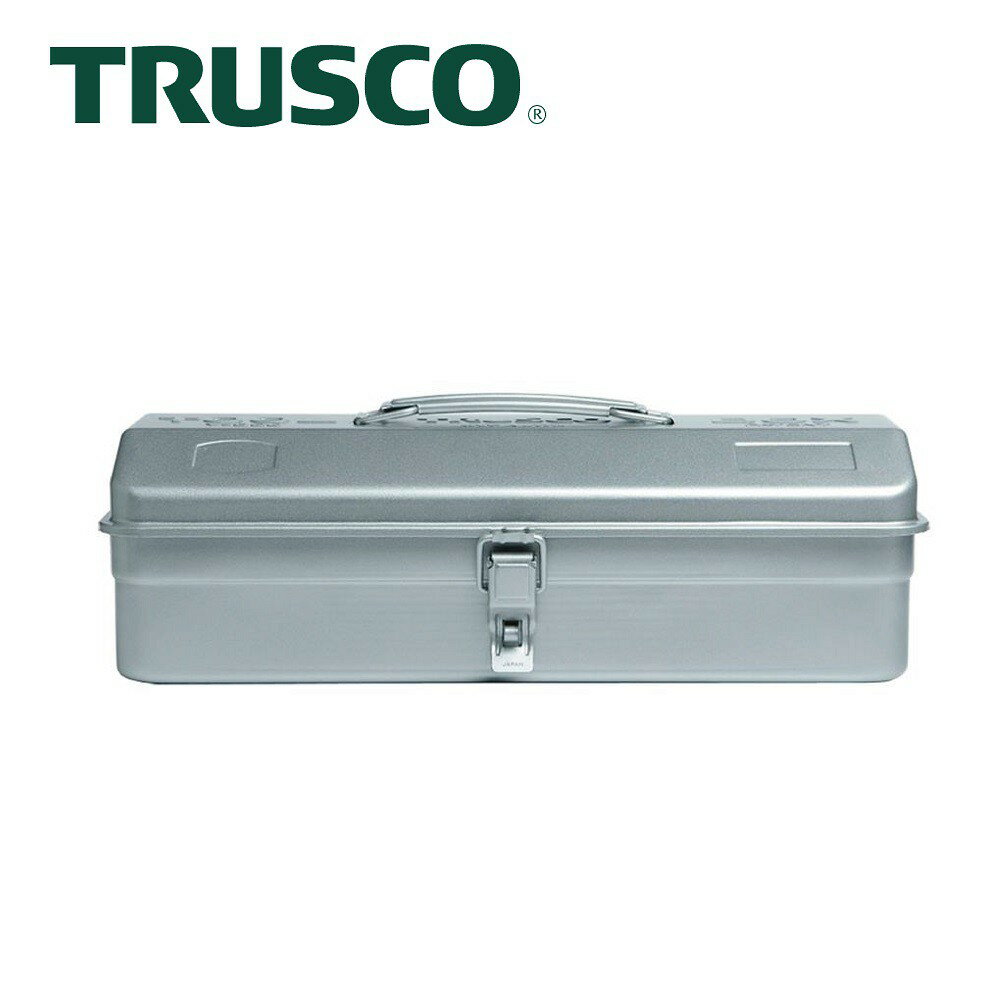 【Trusco】山型單層工具箱-槍銀 Y-350-SV