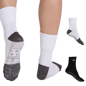 奈米鈦寶 鈦鍺負離子能量寬口襪(黑色、白色)