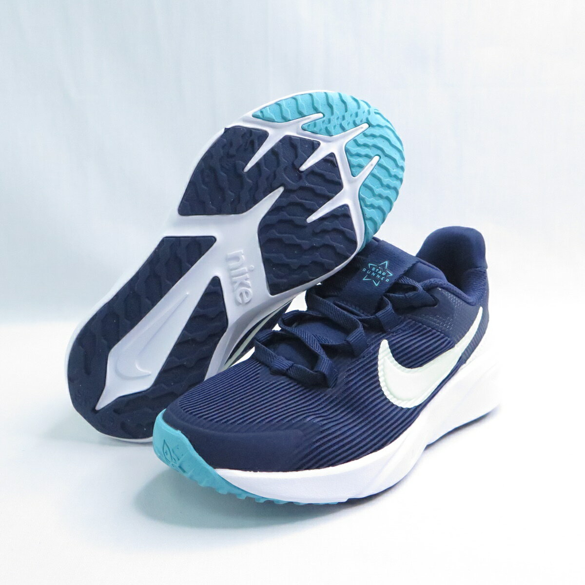 Nike DX7614409 中童鞋 Star Runner 4 NN 免綁鞋帶 深藏青【iSport愛運動】 3