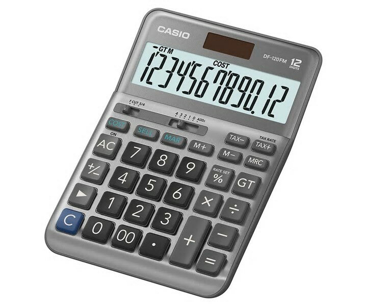 【文具通】CASIO 卡西歐 DF-120FM 12位 計算機 L5140128