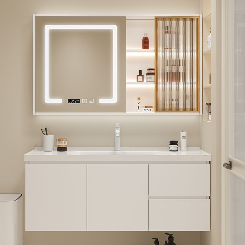 【最低價 公司貨】網紅實木洗漱臺洗手現代簡約浴室櫃陽臺小戶型組合定製一體衛生間