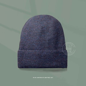 【全站最低價】meesty 羊毛混紡 簡約混色 針織保暖帽