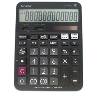 CASIO 卡西歐 DJ-120D Plus 12位數 計算機/一台入(促850) 300步檢查 步驟記憶功能 利潤率