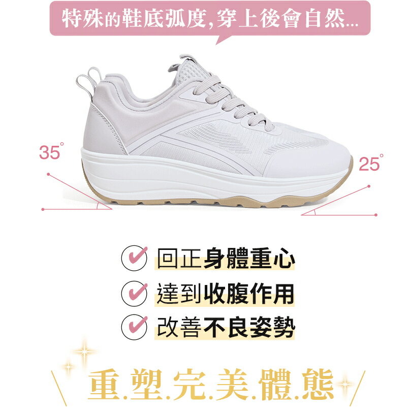 BONJOUR☆完美體態！3E加寬楦核心美體機能鞋【B0622】3色 1