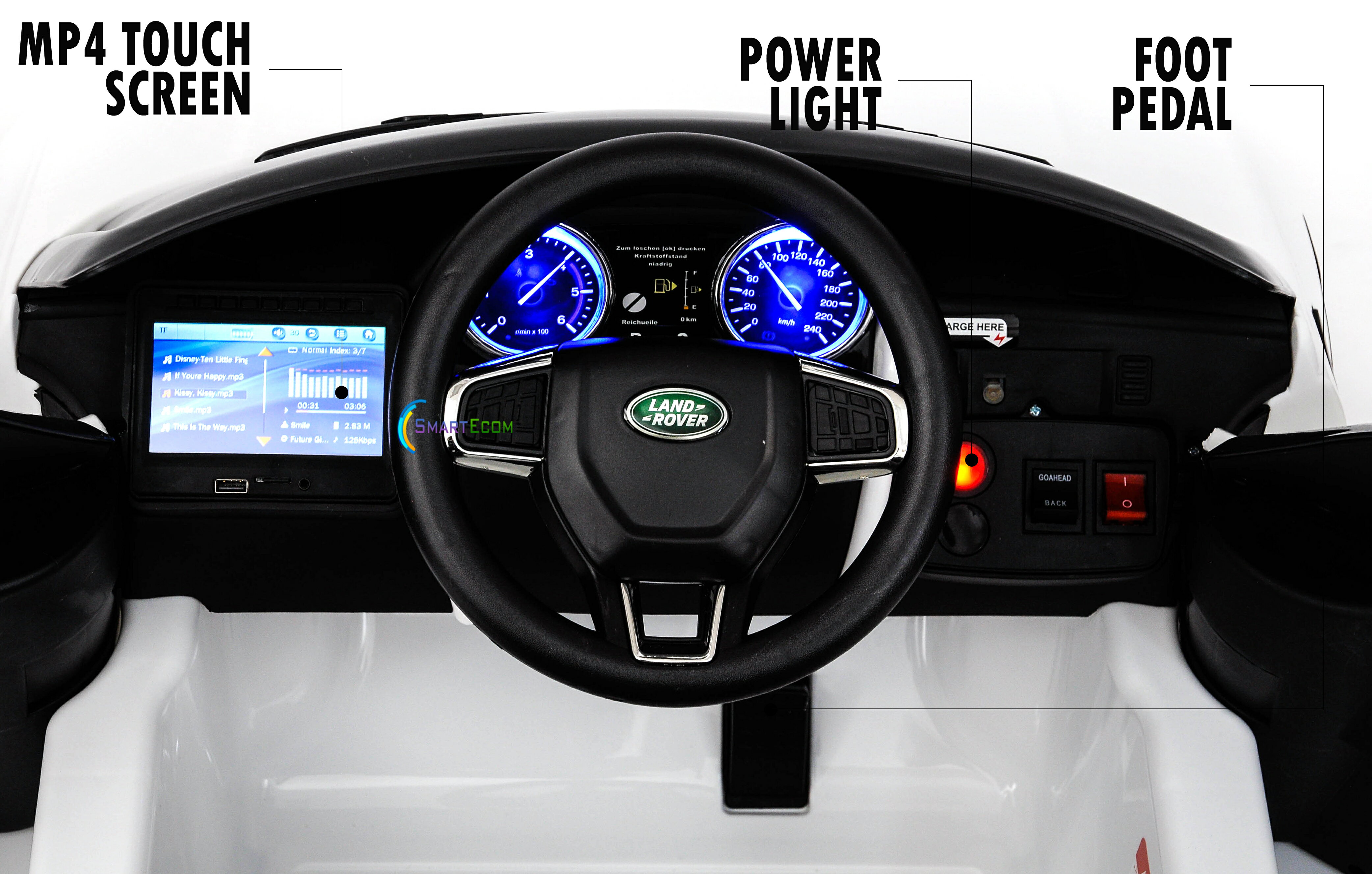 power wheels with touch screen