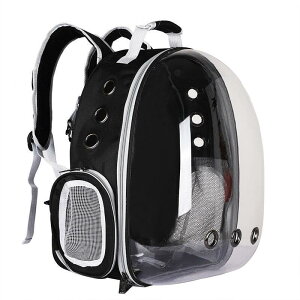 萌潮Q寵包寵物背包外出便攜透明太空組寵物包出門咪用透氣後背包