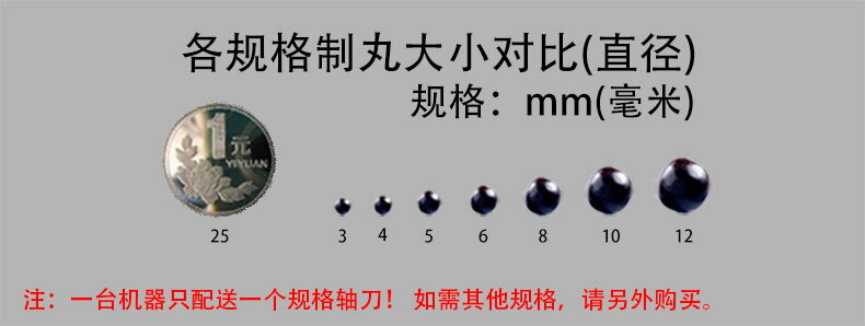 瀚博小型中藥制丸機家用珍珠粉圓水丸制作機商用全自動搓條藥丸機220V 2