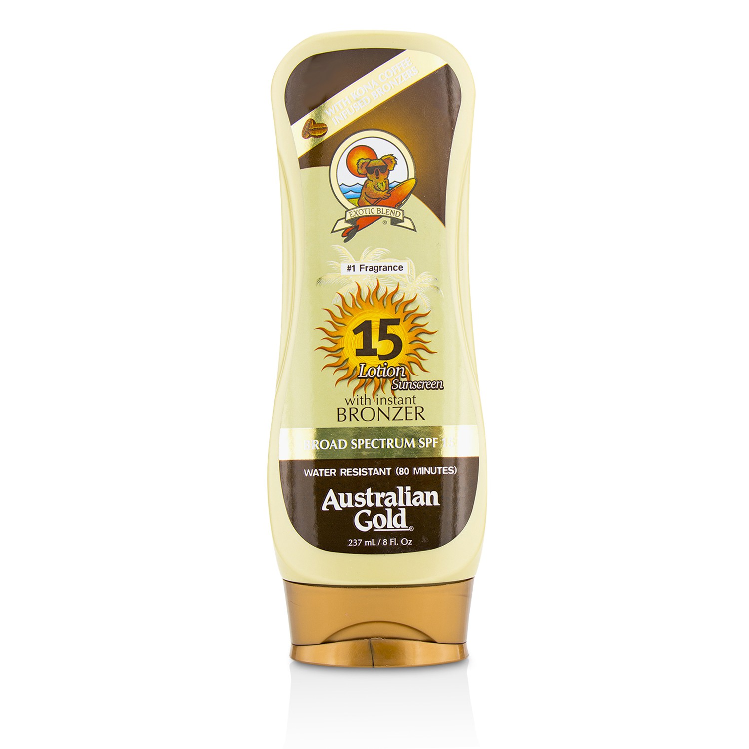 金色澳洲 Australian Gold - 古銅防曬乳液 含科納咖啡成分 SPF15 Lotion Suncreen With Bronzers SPF 15