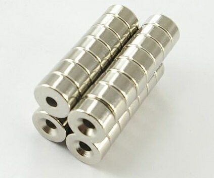 【強力磁鐵圓形有孔】直徑8~30mm 厚度3~10mm 釹鐵硼 磁鐵 磁鉄 磁石 圓柱形 N35