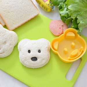 飯團模具兒童食物卡通動物造型三明治創意廚房用品早餐米飯磨具