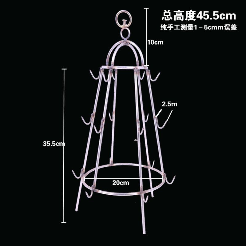 優樂悅~新款不銹鋼饢坑烤肉架子寶塔烤肉架子新疆特色囊坑野外燒烤架子 燒烤架 燒烤爐