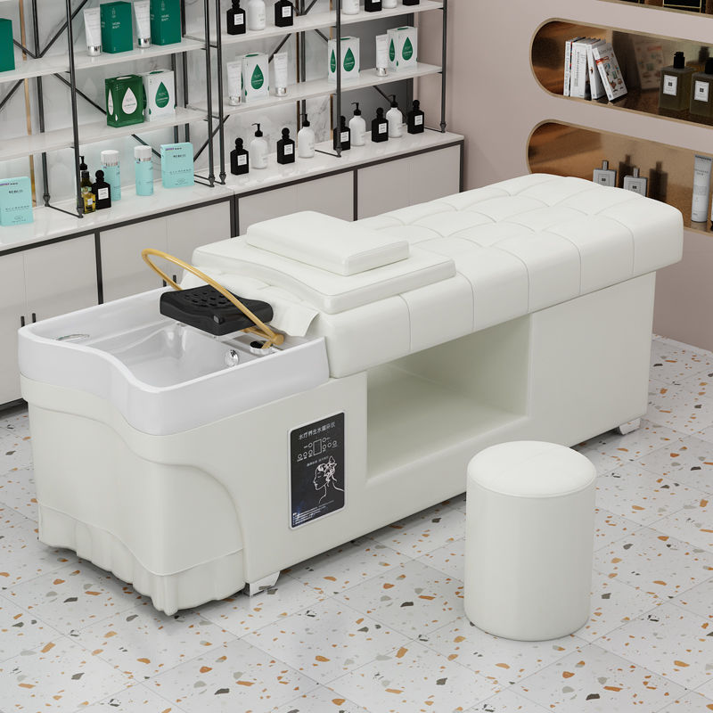 【最低價】【公司貨】理發店專用搭配熱水器熏蒸水循環頭療洗頭床發廊美容院泰式全躺床 1