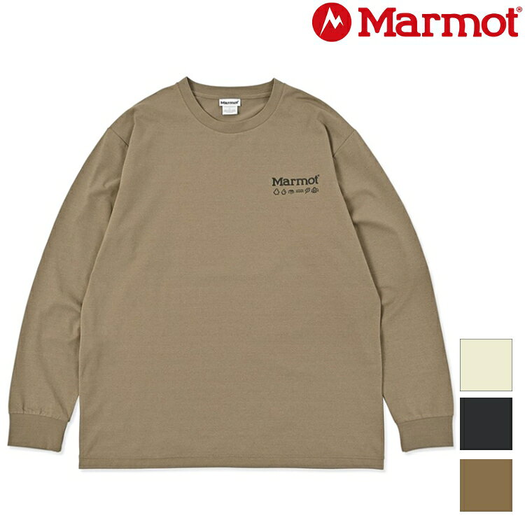 Marmot 土撥鼠 Hieroglyphs 男款 長袖快乾 Logo Tee MTSS26MLS066