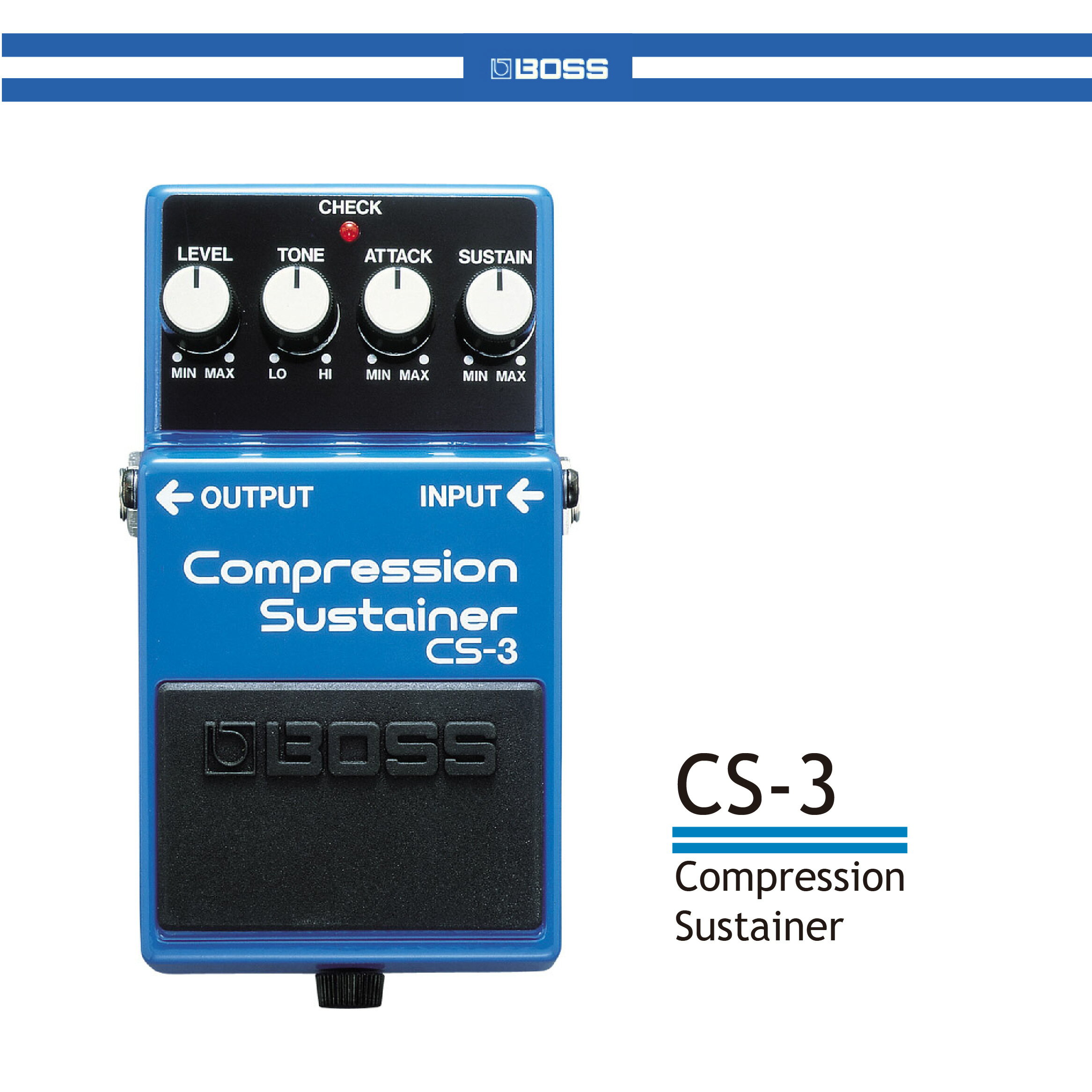 【非凡樂器】BOSS CS-3 Compression Sustainer 壓縮效果器/單顆等化效果器